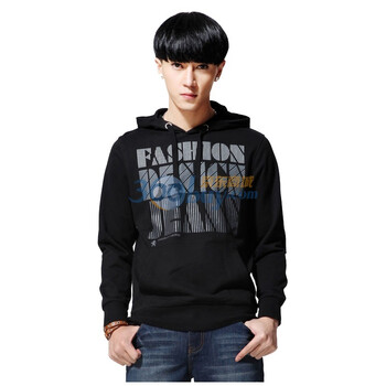 唐狮Tonlion男装连帽卫衣 原价189 黑色 XXL