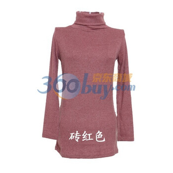 爱裳海 2012春季新款长袖百搭中长款弹性打底衫 801330 耐火砖 均码