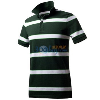 Giordano佐丹奴 Polo 男撞色自由间修身珠地Polo 01011008 绿色 XL