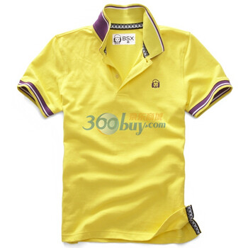 Giordano佐丹奴BSX Polo 男动感炫彩MINI CHE运动POLO 04011300 黄色 L