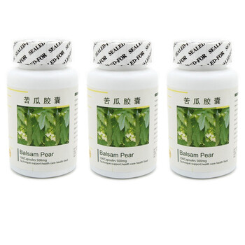 一生无忧苦瓜胶囊500mg*100粒*3瓶