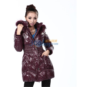 2011新款 康博羽绒服 女时尚连帽中款面包 KB1116 紫色 185/104A(XXXL)