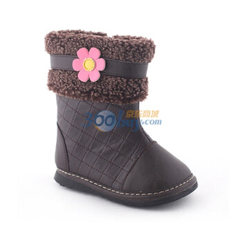 小蓝羊 叫叫鞋 秋冬新品 女童鞋 SQ-C10901 深棕色 24