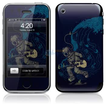 ideaSkin 苹果apple iPhone 3G/3GS 我为吉他狂 手机外壳保护套贴膜全身贴 ABRC081933