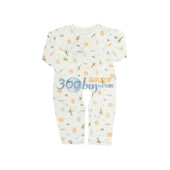 童泰 F1371 宝宝服饰 12新款宝宝莫代尔哈衣爬衣连体衣春夏 婴儿童装内衣 黄色 73码