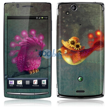 ideaSkin 索尼爱立信 XPERIA arc/ X12/LT15i/LT18i 凤凰鸟 外壳保护套皮贴膜 DBED042163