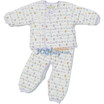 婴之谷 童装宝宝服饰内衣套装 T4248 紫色 66码