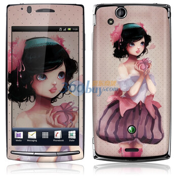 ideaSkin 索尼爱立信 XPERIA arc S / LT15i / LT18i /X12 情人节 外壳保护套皮贴膜 DBEA622126