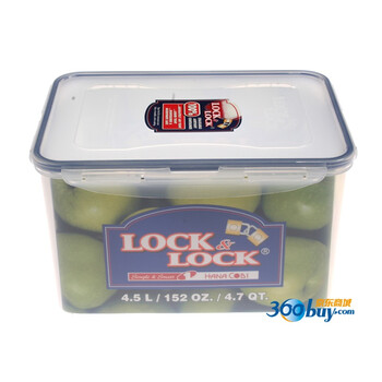 乐扣乐扣4.5L长方形保鲜盒HPL827