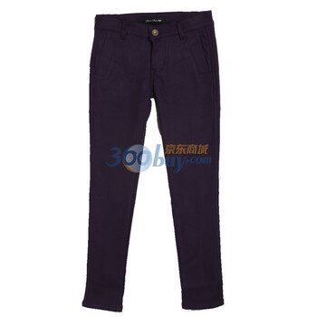 AS安都2011冬新款女装欧美百搭修身抓绒休闲裤9154228L 紫色 28