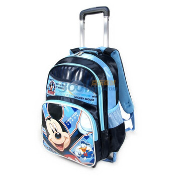 时尚迎春 特价促销 SM10087 Disney 迪士尼拉杆书包 藏青