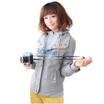 新珑新 slomsin 韩版女装休闲双门襟开衫假两件外套9146 花灰 XL