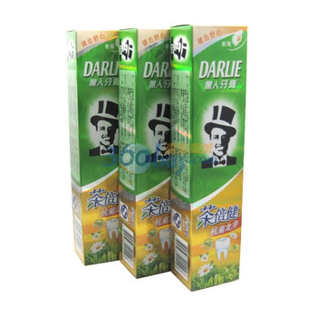 DARLIE黑人茶倍健杭菊龙井牙膏140g （12支装）