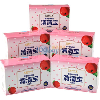 东海制药 清清宝草本植物颗粒山楂味5盒装 100克/盒*5