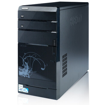 七喜(HEDY)悦祺3000台式主机(Intel 双核 E6600/2G/500G/DVD/大机箱)黑色