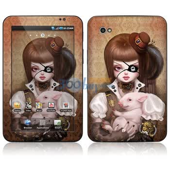 ideaSkin 三星 GALAXY Tab / P1000 / P1010 皮肤 朋克女孩与猪 外壳保护套皮贴膜 DBGC402031
