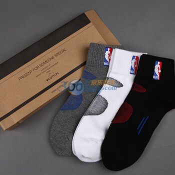 NBA休闲运动袜Ⅱ（三双装） 混色 均码