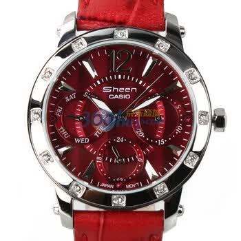 <em>卡西欧</em> <em>CASIO</em> Sheen系列石英表<em>女士手表</em> SHN