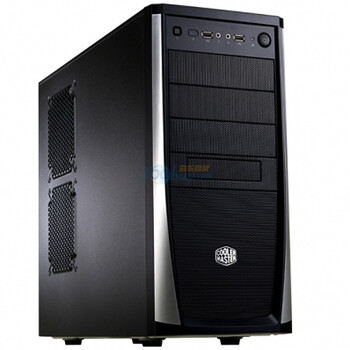 酷冷至尊（CoolerMaster）特警371 中塔机箱（黑色银边）RC-371-KKN1 全充孔面板 支持超长显卡+重启键