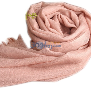 荣仕雅rosyear 2012新款 Pashmina绝色佳人经典披肩9655 浅桃粉JA 均码