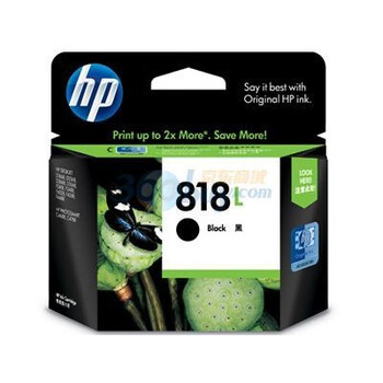 惠普（HP）CN639ZZ 818L号 黑色墨盒（适用于HP Deskjet D1668、D2568、D2668、D5568）