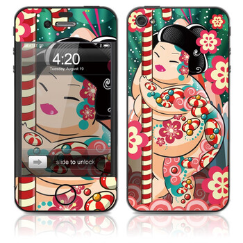ideaSkin iPhone 4 胖美人 手机外壳保护套皮贴膜 ENCJKA940625