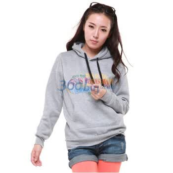 Rosas Mode灰色字母印花连帽卫衣R1512225 灰色 L
