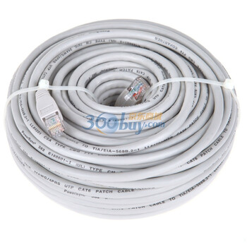 包尔星克（PowerSync）C65B30W 六类纯铜网线 30米