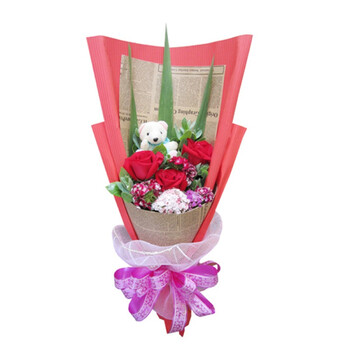 中礼鲜花速递 蓝玫瑰保鲜花礼盒 <em>女友生日</em>礼物