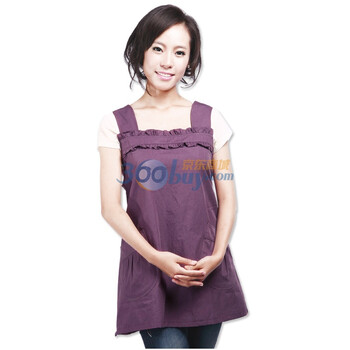 朵雅防辐射孕妇装正品 防辐射服马甲特价y001 紫色 XL