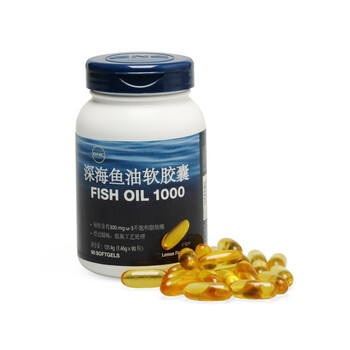 美国进口GNC健安喜深海鱼油软胶囊90粒/瓶(进口)