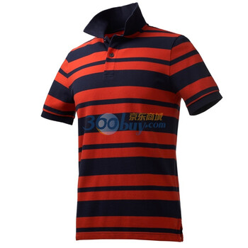 Giordano佐丹奴 Polo 男撞色自由间修身珠地Polo 01011008 深橙色 XL