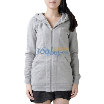 JNBY江南布衣 简洁带帽 卫衣 50626G1 浅灰色 M