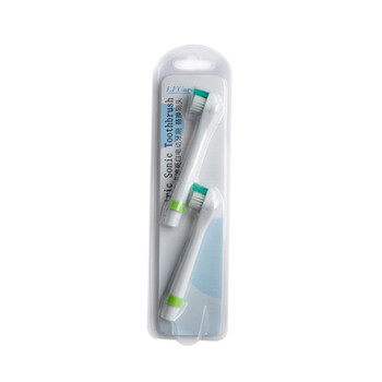 莱弗凯（LFCare）电动牙刷替换刷头ETSA型（尖头）适用于莱弗凯ET4C系列电动牙刷 绿色