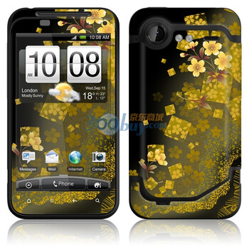 ideaSkin HTC Incredible S / G11 / 惊艳 / S710e 皮肤 金沙飘零 外壳保护套皮贴膜 DAVA010288