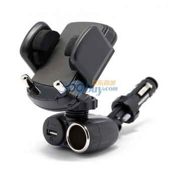 酷所思 CS-01MUSBS 车用手机座 iphone4 HTC车载手机支架 车载充电器 车充