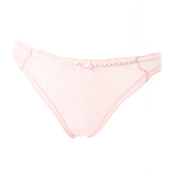 维多利亚的秘密 Victoria's Secret 菱形镂空底裤 粉色 浅粉红 L