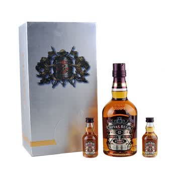 40°芝华士12年苏格兰威士忌礼盒（700ml+50ml*2）