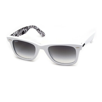 Ray-Ban雷朋复古款白色太阳镜 RB2140A-104832