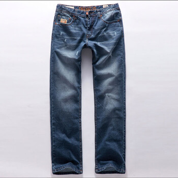 七匹狼SWJEANS休闲牛仔裤171110403210 深蓝色 32