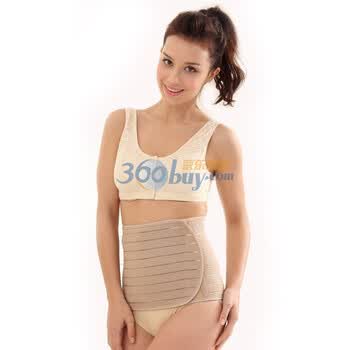 十月妈咪 孕妇装/孕装/产后用品/束腹带/孕妇修身必备 产后束缚带 杏色 L