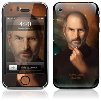 ideaSkin iPhone 3G/3GS 乔布斯肖像 外壳保护套皮贴膜 ABRC982139