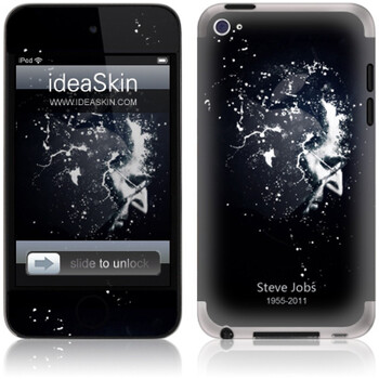 ideaSkin 苹果apple iPod Touch 4 向乔布斯致敬 外壳保护套贴膜炫彩贴 DAMC992140