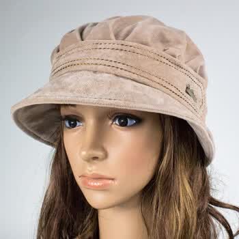 伊点饰品　ELENA DIVIES 新款　简约时尚秋冬淑女小边帽087100233　帽子 咖啡色 57cm