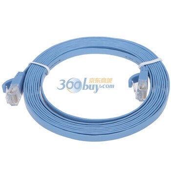 包尔星克(PowerSync)多股扁平网线蓝色 3M C65B3FL