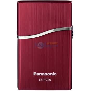 松下（Panasonic） ES-RC20-R 卡式电动剃须刀 激情红 12mm超薄机身 干电池式