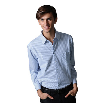 POLO VILLAE保罗威特男士兰白条长衬 PFCAXADCF857 54/XXL