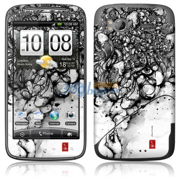 ideaSkin HTC G14/Sensation XE/Z710e/金字塔/Pyramid 墨 鲤 外壳保护套皮贴膜 ENDAYC702079
