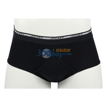 Jockey居可衣 欧洲专柜同款 2条装 男式全棉Y-Front三角裤 J111118500923 1 6黑色 XXL