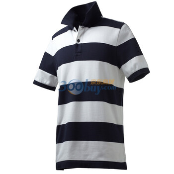 Giordano佐丹奴 Polo 男海洋风弹力横间POLO 01010027 宝蓝色 S